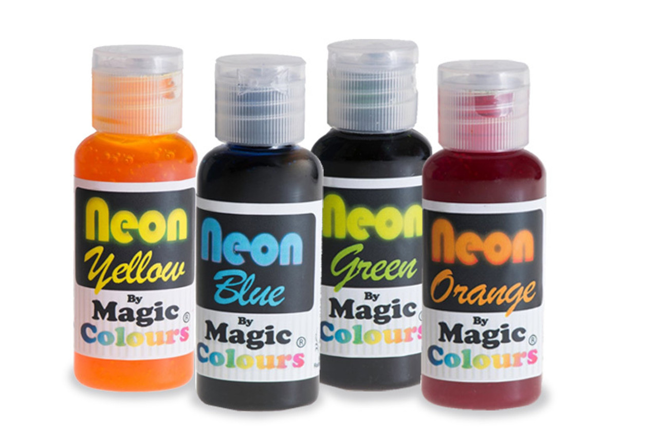 Neon Effect Colouring Gels